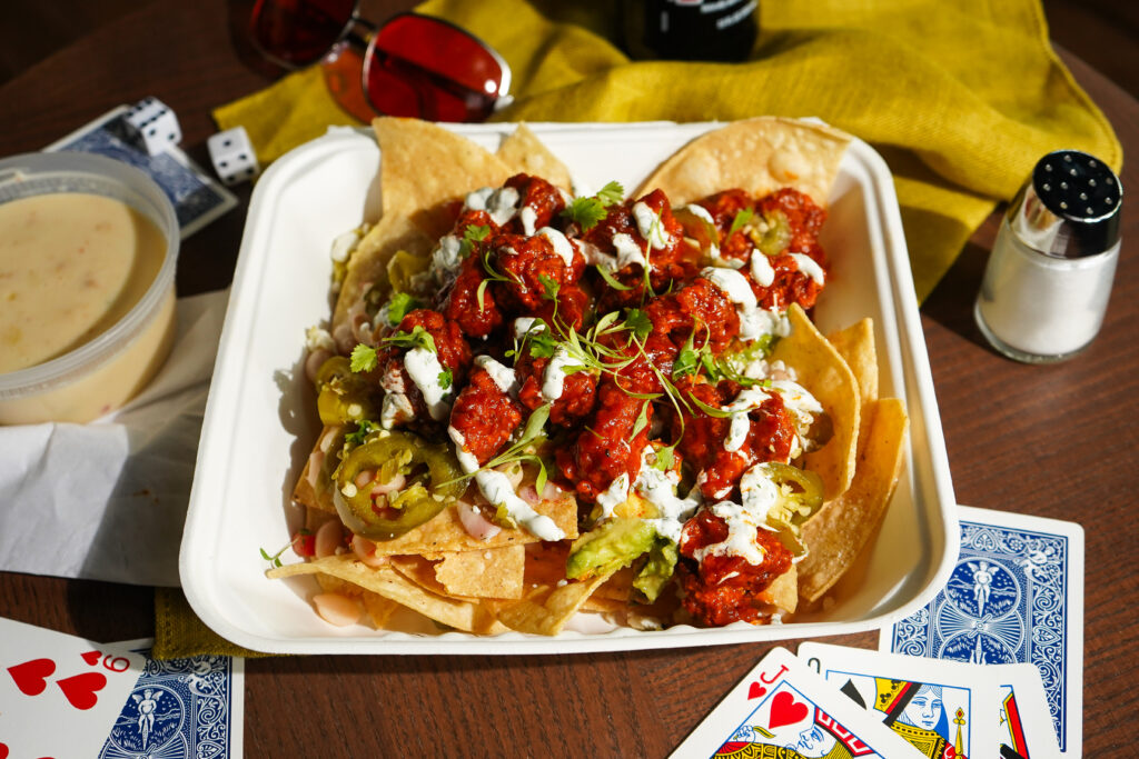 Hot Chicken Nacho Appetizer