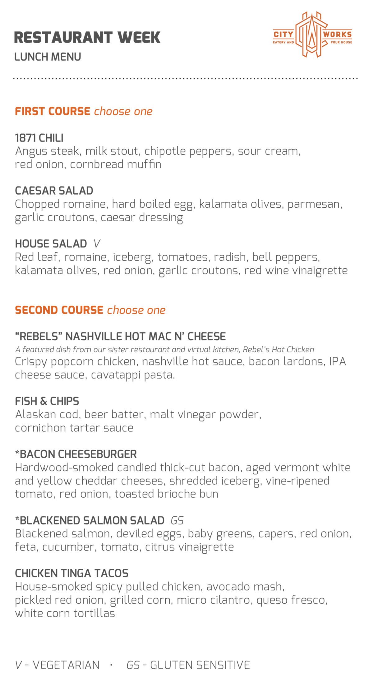 DFW Restaurant Week City Works